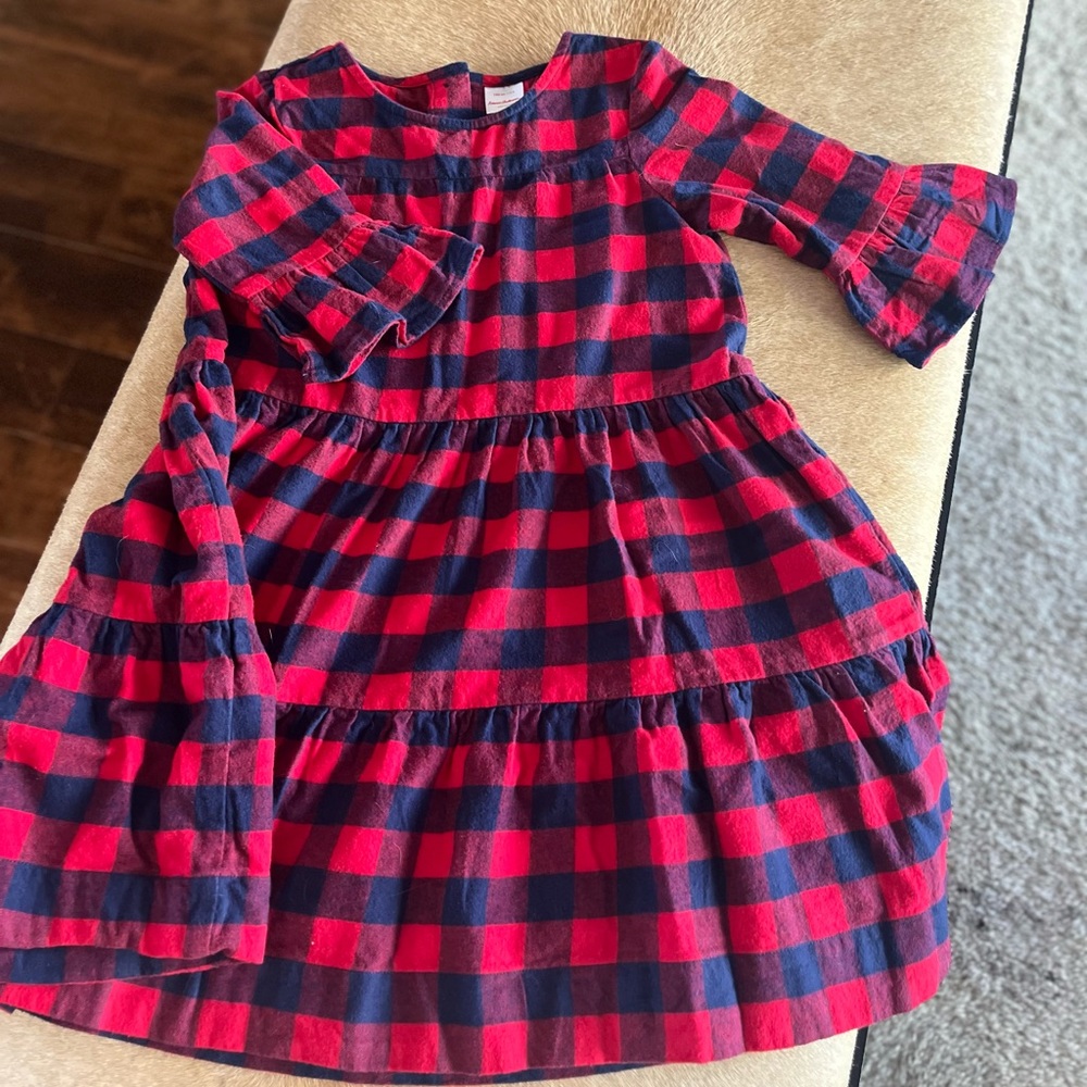 Hanna Andersson Buffalo Plaid Flannel Dress